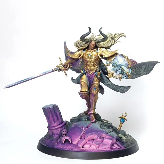 Sigvald Commission freehand Wolf painting studio